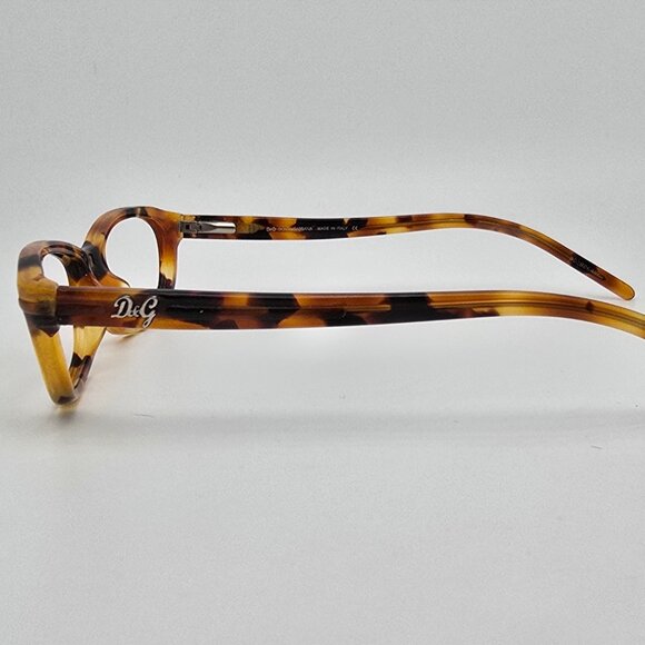 Dolce & Gabbana D&G1125 623 Yellow Tortoise Eyeglasses Frame w/ Flexhinge Italy - Picture 3 of 12